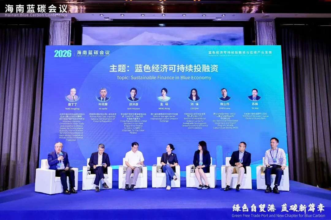 海南蓝碳会议蓝色经济可持续投融资分论坛现场